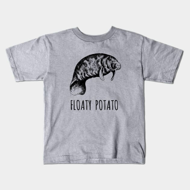 Floaty Potato Kids T-Shirt by JohnnyBoyOutfitters